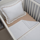 Ekru - Bej Minky Battaniye Takımı